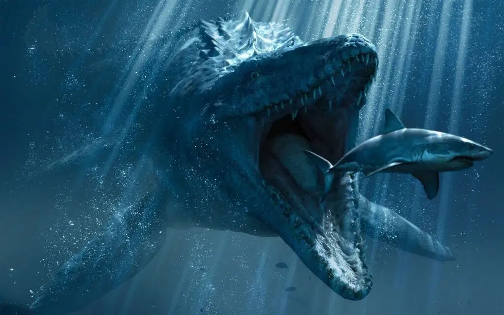 Mosasaurus Scary Deep Sea Creatur